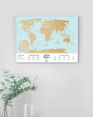 Скретч-карта мира Holiday World Lagoon Travel Map 