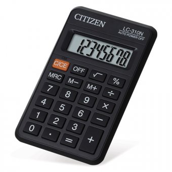 Калькулятор карманный CITIZEN LC-310N, 8 разрядов, автономное питание