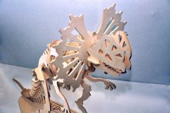 Конструктор деревянный 3D-пазл "Большой динозавр"