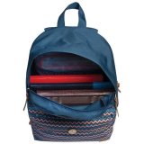 Рюкзак BRAUBERG универсальный, сити-формат, синий, карман с пуговицей, 20 литров, 40*28*12 cм