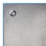 Доска магнитно-маркерная стеклянная BRAUBERG синяя, 45х45 см, 3 магнита