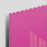 Доска магнитно-маркерная стеклянная BRAUBERG розовая, 45х45 см, 3 магнита