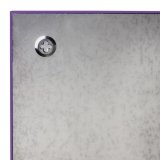 Доска магнитно-маркерная стеклянная BRAUBERG фиолетовая, 45х45 см, 3 магнита