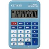 Калькулятор карманный Citizen LC-110NRBL 8 разрядов питание от батарейки 88*58*11мм, голубой