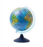 Глобус Земли зоологический d=25 см (на английском языке)