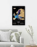 Скретч-карта Европы Travel Map Black Europe 40*60 см