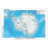 Карта Антарктиды 50 х 70 см, GlobusOff