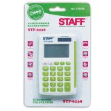 Калькулятор карманный STAFF STF-6238, 8 разрядов, двойное питание
