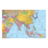 Политическая карта Южной Азии 100 х 150 см GlobusOff