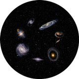 Диск для домашнего планетария "Галактики" (цветной)