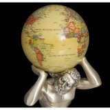 Глобус-статуэтка VIP "Атлант с земным шаром" 
