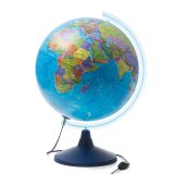Глобус Земли политический с подсветкой, d=40 см
